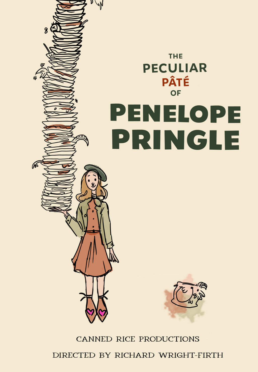 Filmposter for The Peculiar Pâté of Penelope Pringle